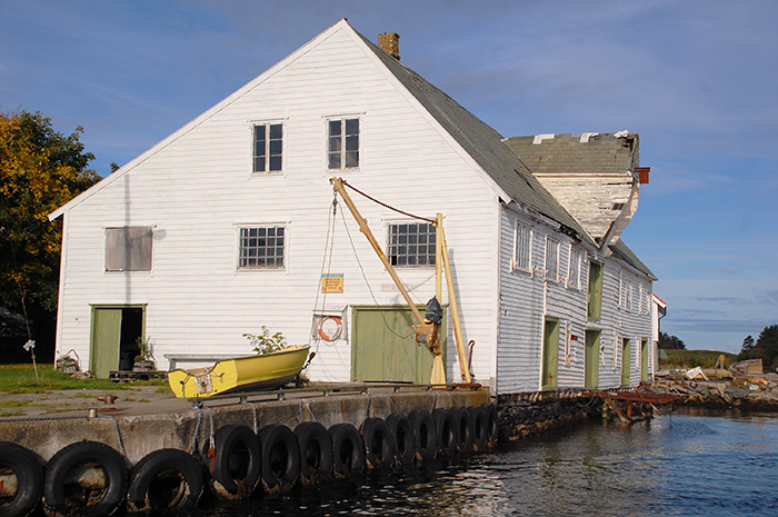 Davehuset, fasade sør